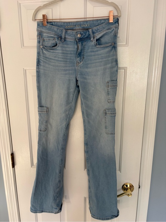 American Eagle Outfitters Denim - American Eagle Cargo Kick Boot jeans